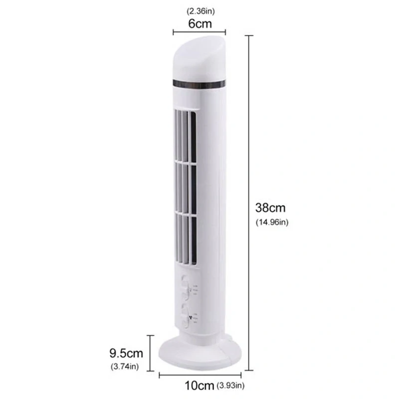 USB prenosný mini ventilátor bezlopatkový s LED svetlom