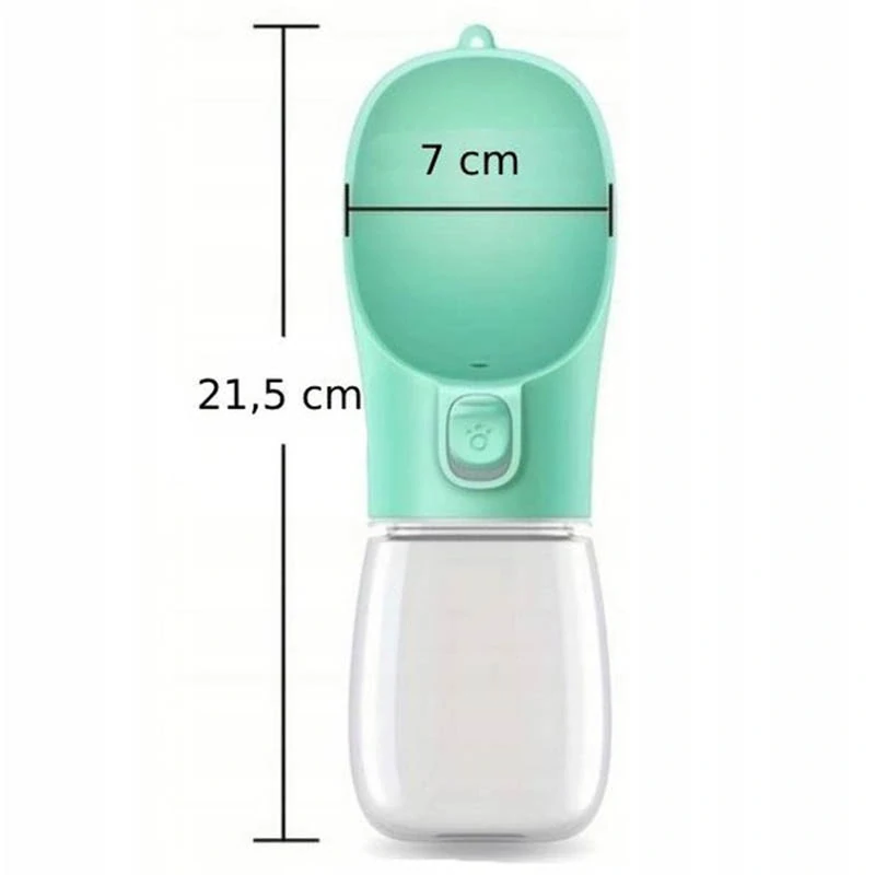 Turistická fľaša s miskou pre psa 300ml