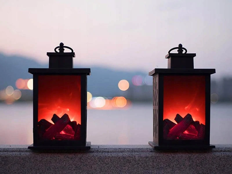 Lampáš LED s umelým plameňom 22cm