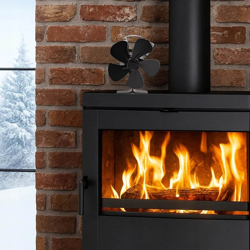 Krbový ventilátor Kaminer DY015J 5-lopatkový