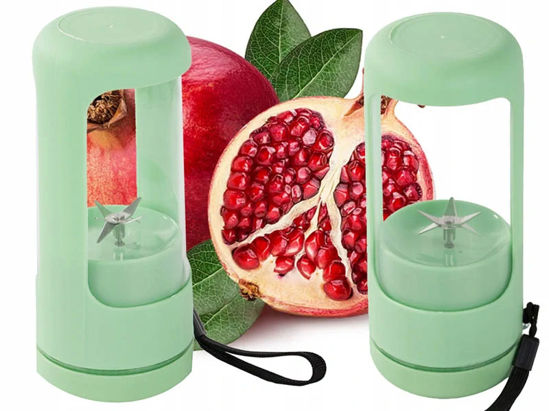 Prenosný smoothie mixér USB bezdrôtový 450 ml zelený