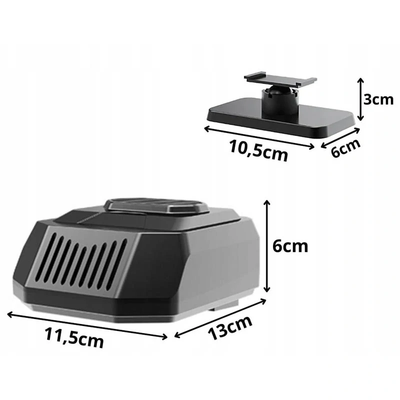 Prenosný ohrievač vzduchu do auta 12V / 200W