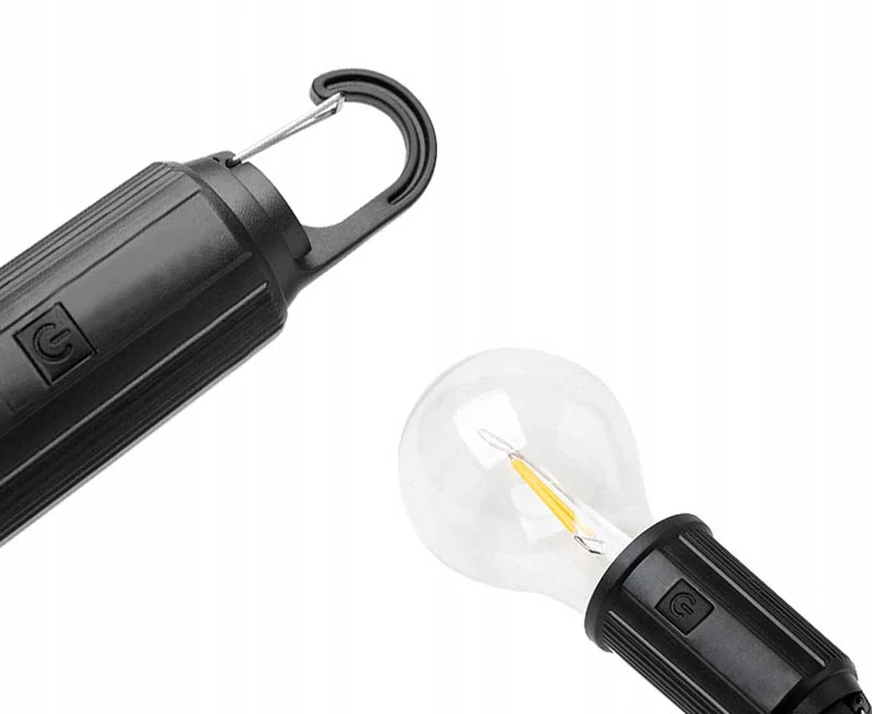 Turistická LED lampa do stanu s háčikom