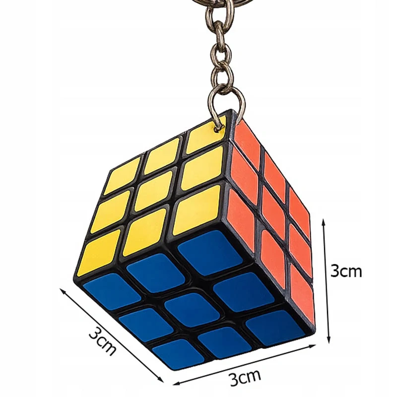 Mini Rubikova kocka prívesok 3 x 3
