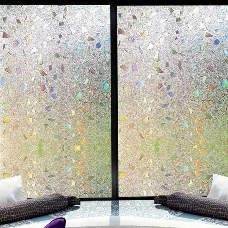 Matná okenná fólia mozaika Kamienky 200 × 60 cm