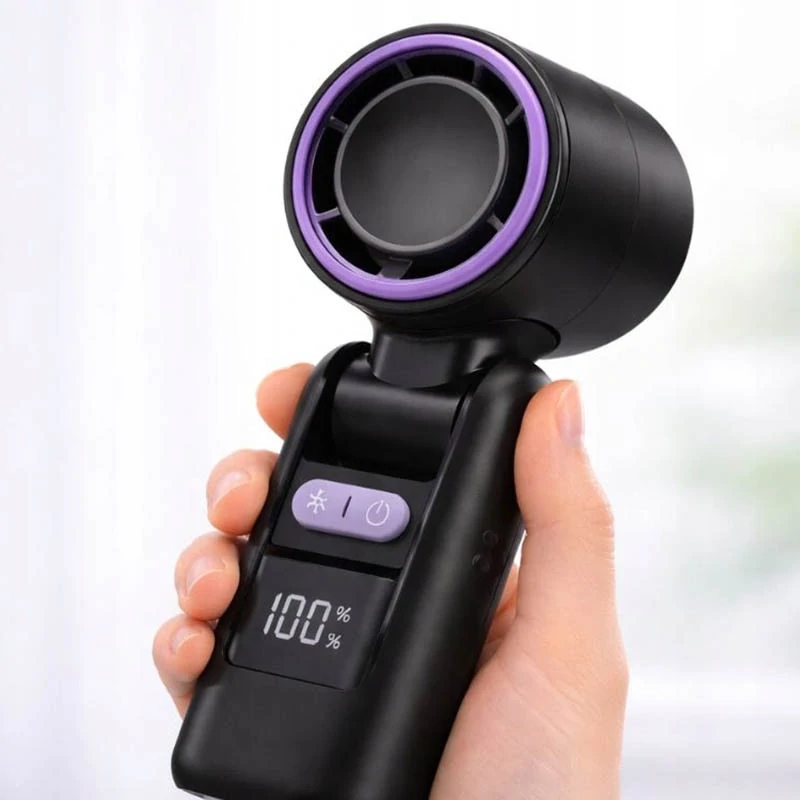 Prenosný USB ventilátor skladací s displejom