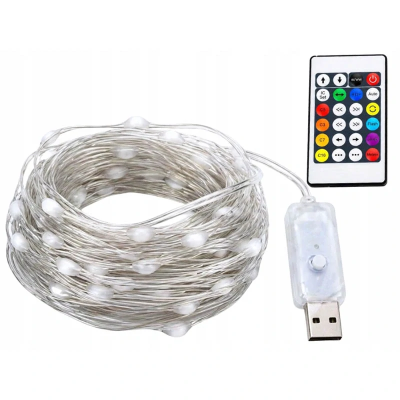 LED pásik RGB 10 m USB Bluetooth vodeodolný