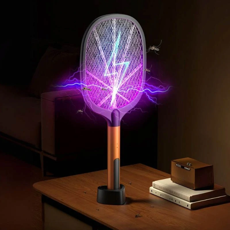 Elektrická plácačka na muchy a komáre s UV lampou