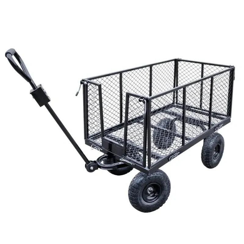 Záhradný vozík HÖGLER 250 l / 550 kg s plachtou čierny