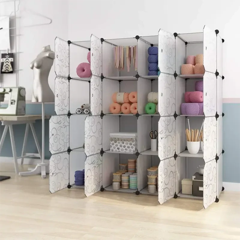 Modulárna skriňa HÖGLER ELEGANCE 16 modulov 144 x 144 x 37 cm