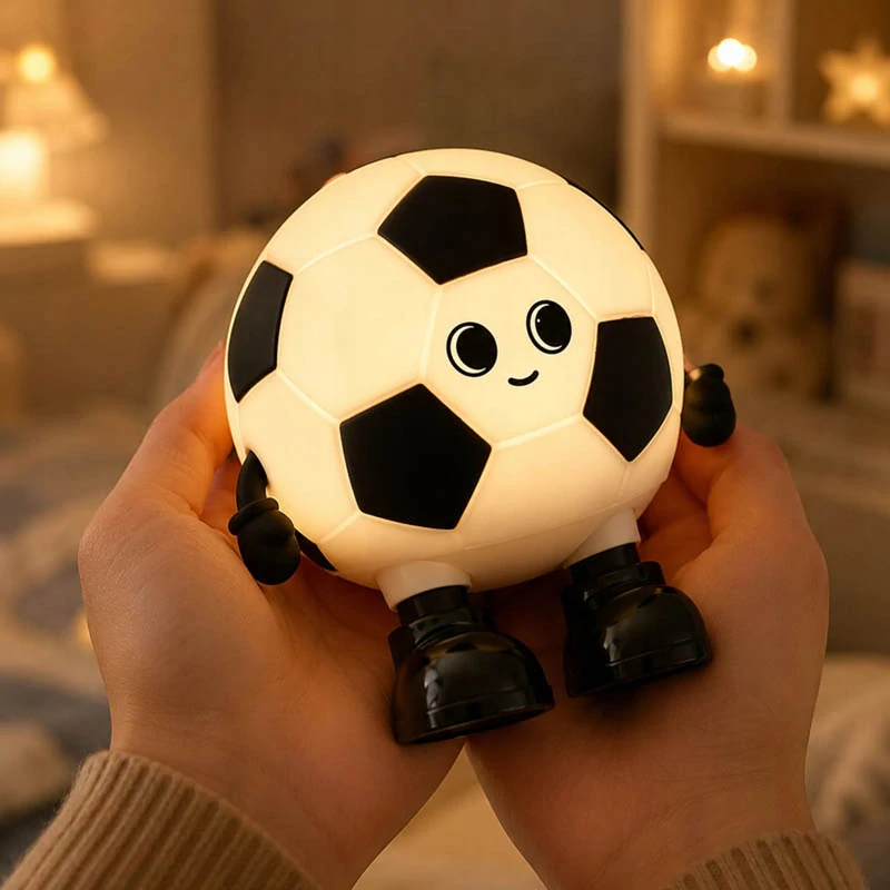 Nočná LED lampa Futbalová lopta