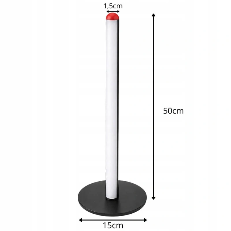 Stojaca LED lampa RGB 50 cm so 7 farbami osvetlenia