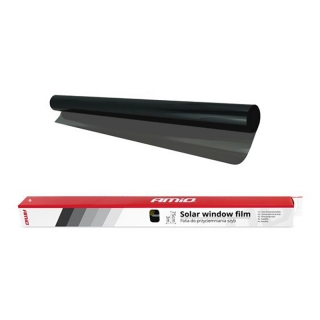 Amio - Autofólia Super dark black 75 x 300 cm (5%)