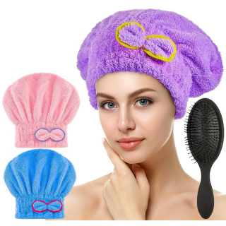MAGIC CAP - Magická čiapka na sušenie vlasov ružová