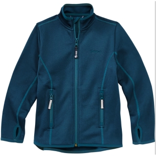 Polartec® - Detská strečová fleesová bunda modrá č.140/146