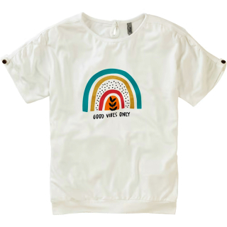 FIT-Z - Dievčenská letná blúzka „Good vibes only“ 152/158