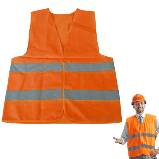 Reflexná vesta oranžová XXXL