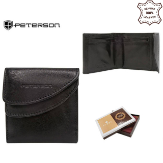 Peterson - Peňaženka kožená dámska RD-N08G-GCL-4437 Black