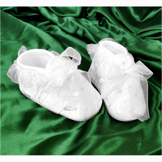 Christopher - Detské topánky - capáčky biele č.20 - 13cm