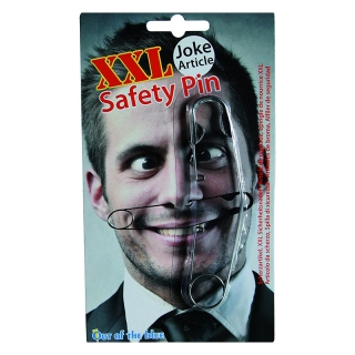 Zatvárací špendlík XXL humor 11cm