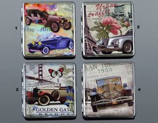 Puzdro na cigarety CARS RETRO 