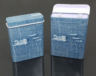 Krabička kovová plech JEANS III.