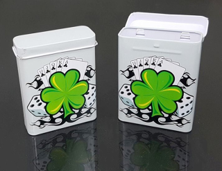 Krabička kovová POKER