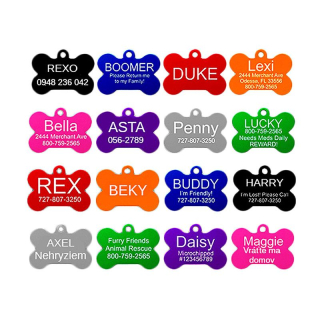 Bone Dog Tags - Známka pre psa Small 32x21mm