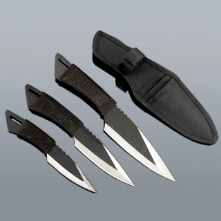 Vrhacie nože TRIO  16-25cm, čepeľ 7-11cm