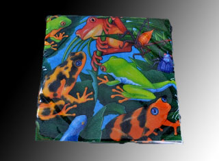 Servítky 33x33cm žaby 16ks 