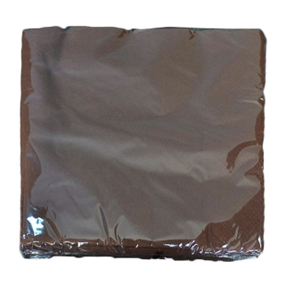 Servítky Tovaglioli Brown 40x40cm 20ks 