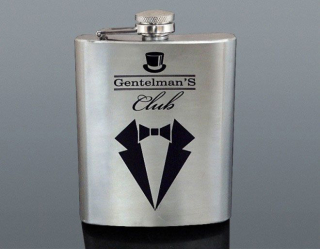 Ploskačka nerez - Gentleman 240 ml 