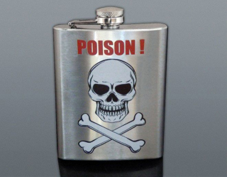 Ploskačka nerez - POISON 240 ml 
