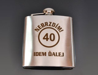 Ploskačka nerez Nebrzdím 180ml