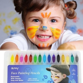Farbičky na tvár 12ks
