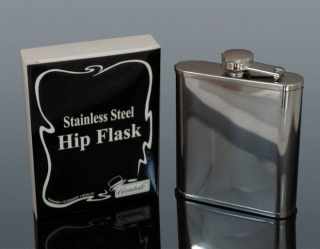 Ploskačka nerez plochá 210ml