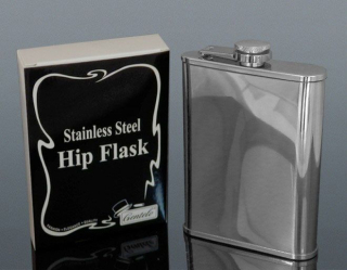 Ploskačka nerez plochá 240ml