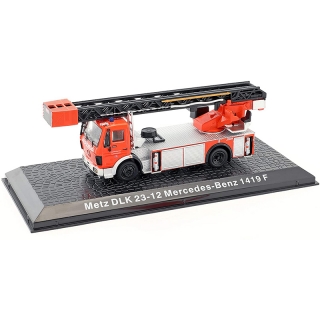 DeAgostini Model veterán Metz DLK Mercedes-Benz 1419F 1:72