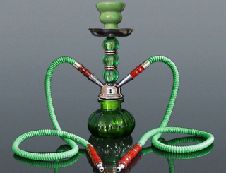 Inhalátor s hadičkami  28cm/2 zelená