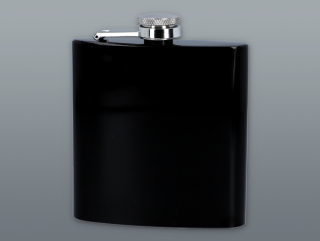 Ploskačka čierna lesklá 180ml