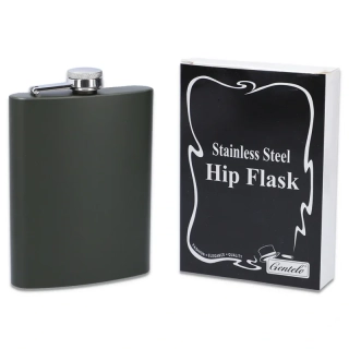 Ploskačka nerez Khaki 240ml