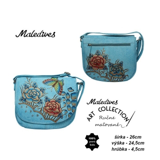 Kabelka kožená Maledives LB-1901-ART III.