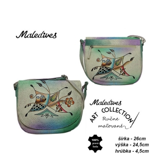 Kabelka kožená Maledives LB-1901-ART IX.