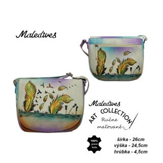 Kabelka kožená Maledives LB-1901-ART X.