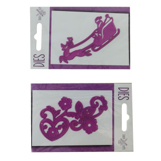 Šablóny na obkresľovanie Violet 12x8cm