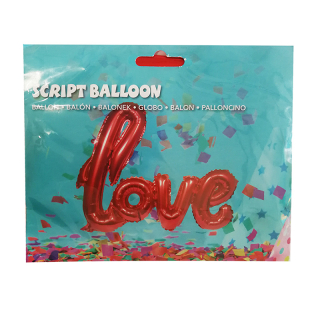 Balónovy nápis LOVE