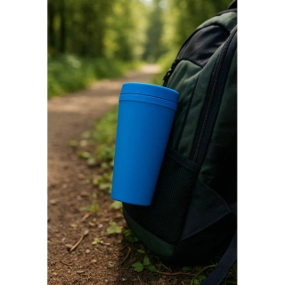 HERMET - Termo pohár turistický blue: 330ml