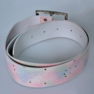 Dámsky kožený opasok ECO Rainbow 103