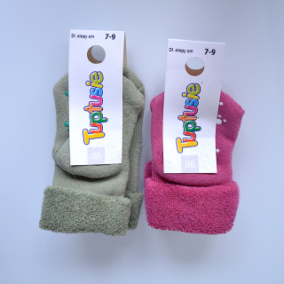 Tuptusie Ponožky pre kojencov SD-0932 7-9cm