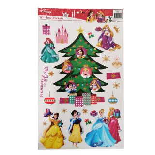 Vianočné nálepky DISNEY XXL Princess